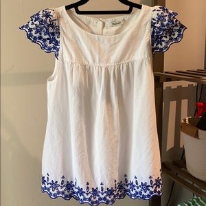 MADEWELL embroidered top